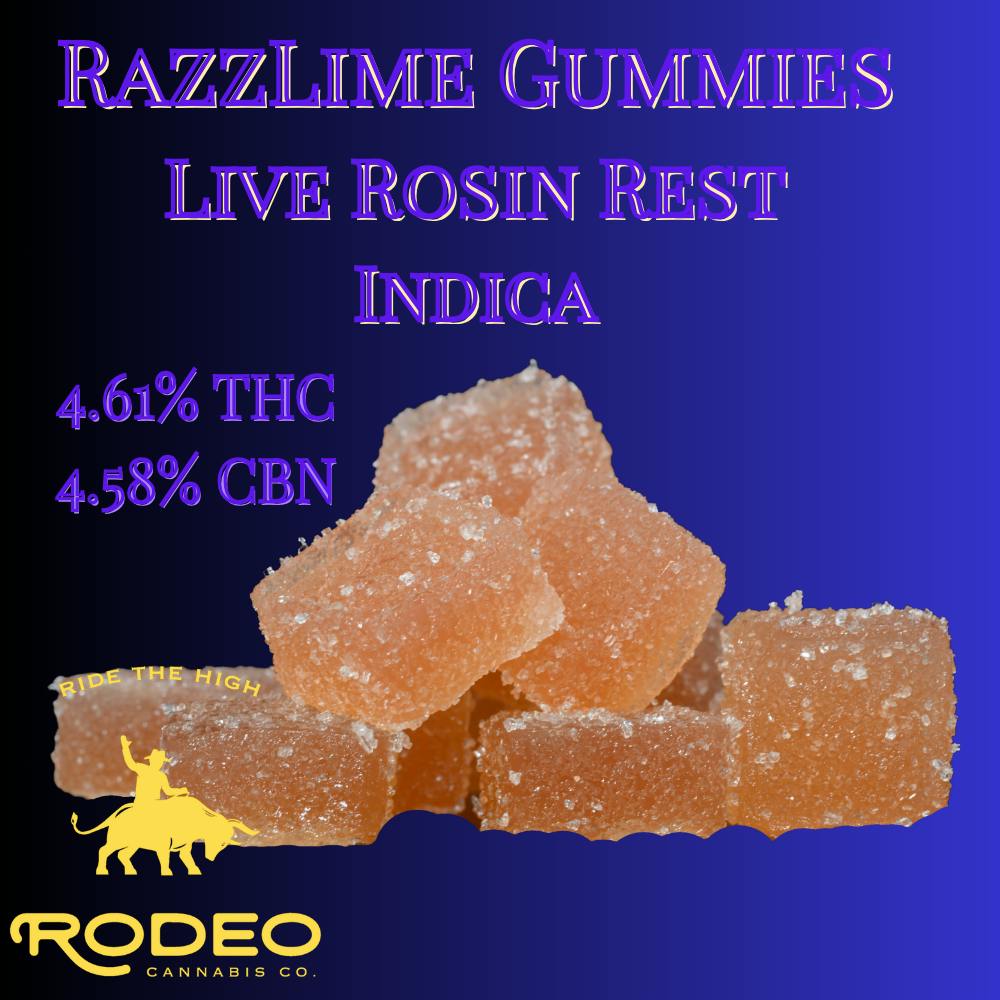 Photograph of product: Rodeo RazzLime Rest Gummies 20ct