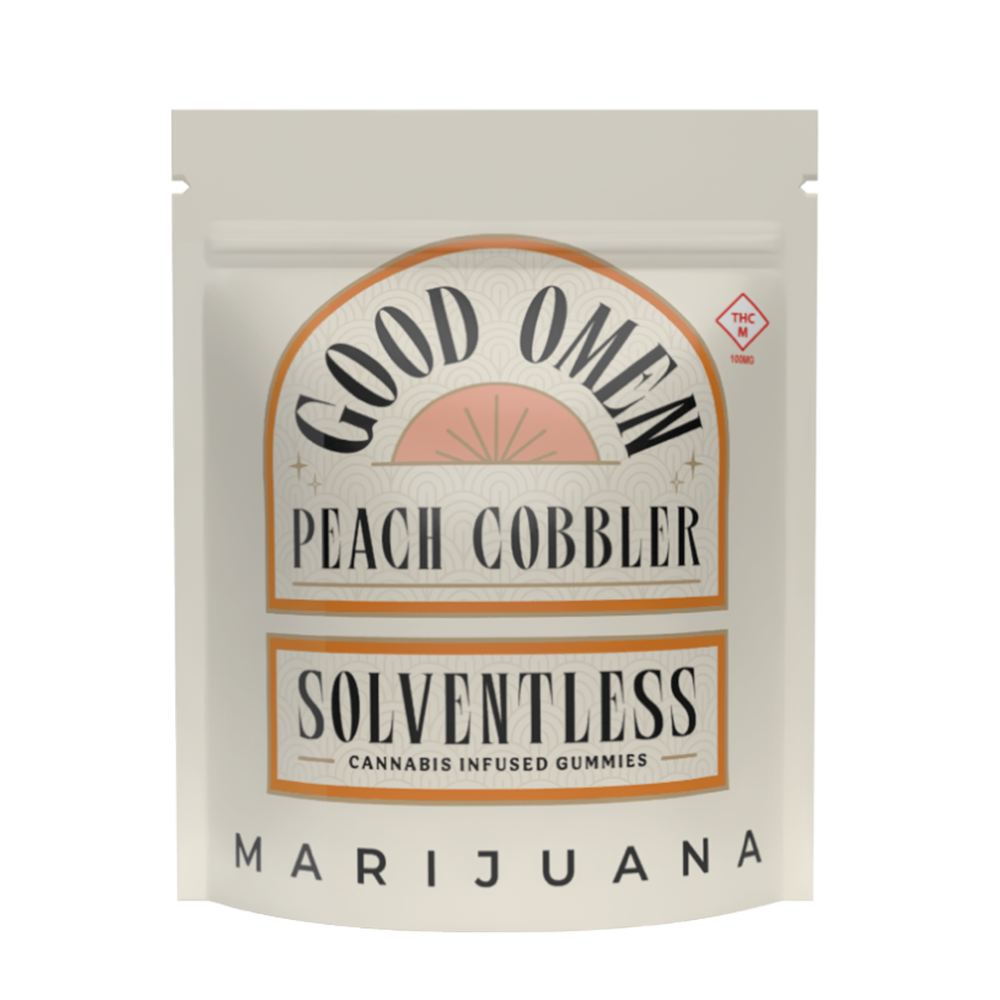 Photograph of Product: Peach Cobbler Solventless Gummies (100mg)