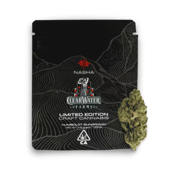 Photograph of product: Strawberry Bomb (H) Clear Water Farms 3.5g 8th - Nasha