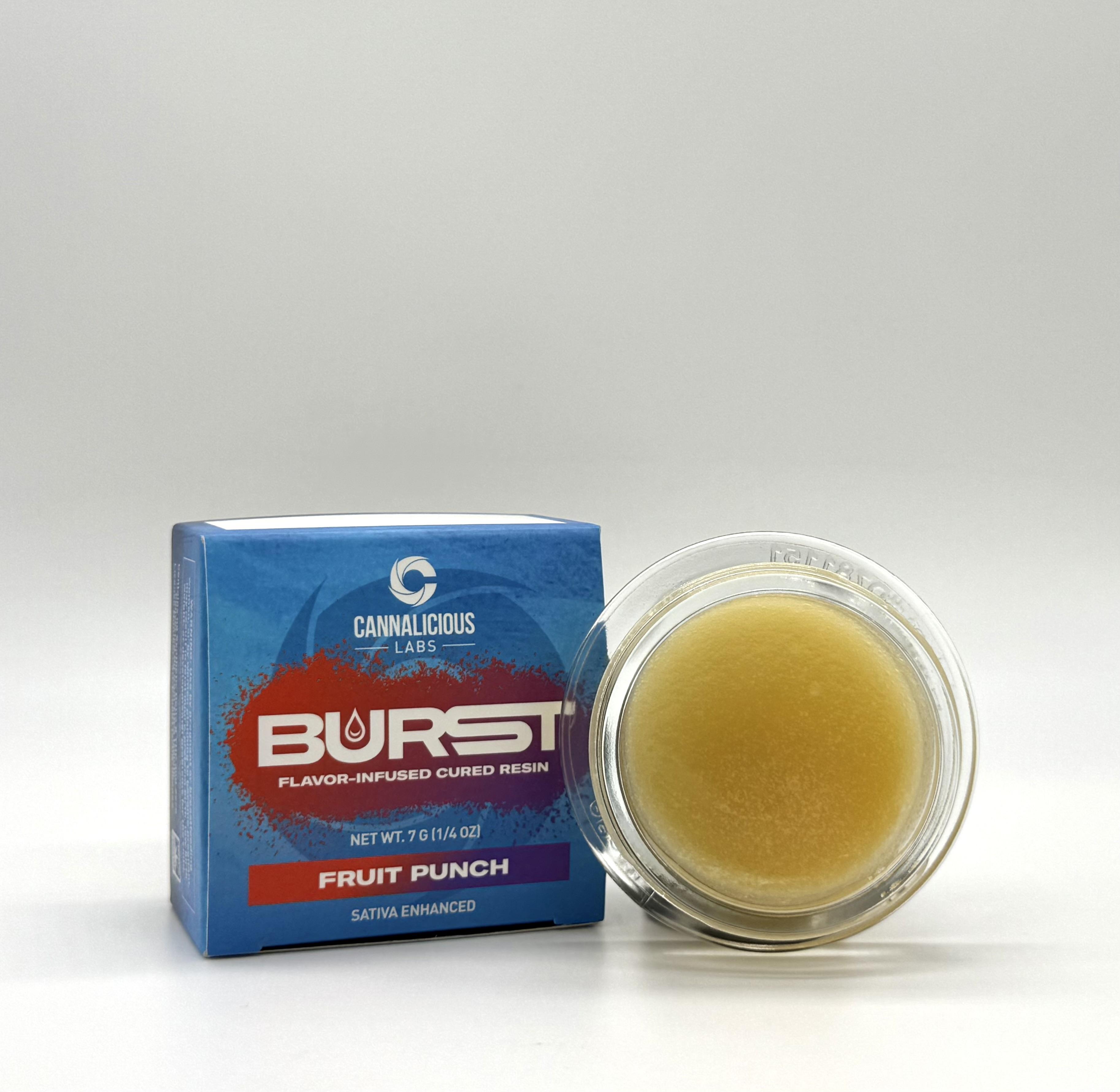 Photograph of product: Cannalicious - Cured Resin Baller Jar - Fruit Punch Burst