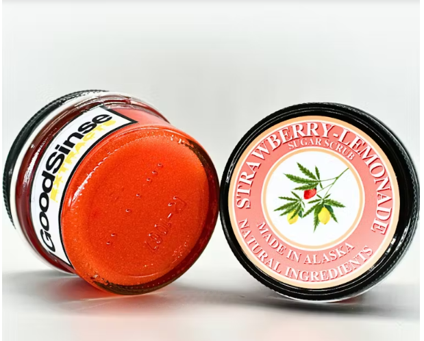 Photograph of product: Strawberry Lemon (773mg) Sugar Scrub by Goodsinse