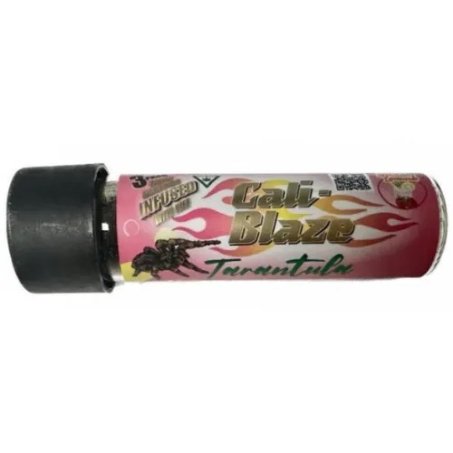 Photograph of product: Cali-Blaze - Infused Pre-Roll - Tarantula Strawberry Lemonade - - 3pk