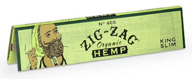 Photograph of product: Zig-Zag Organic Hemp King Slim Papers