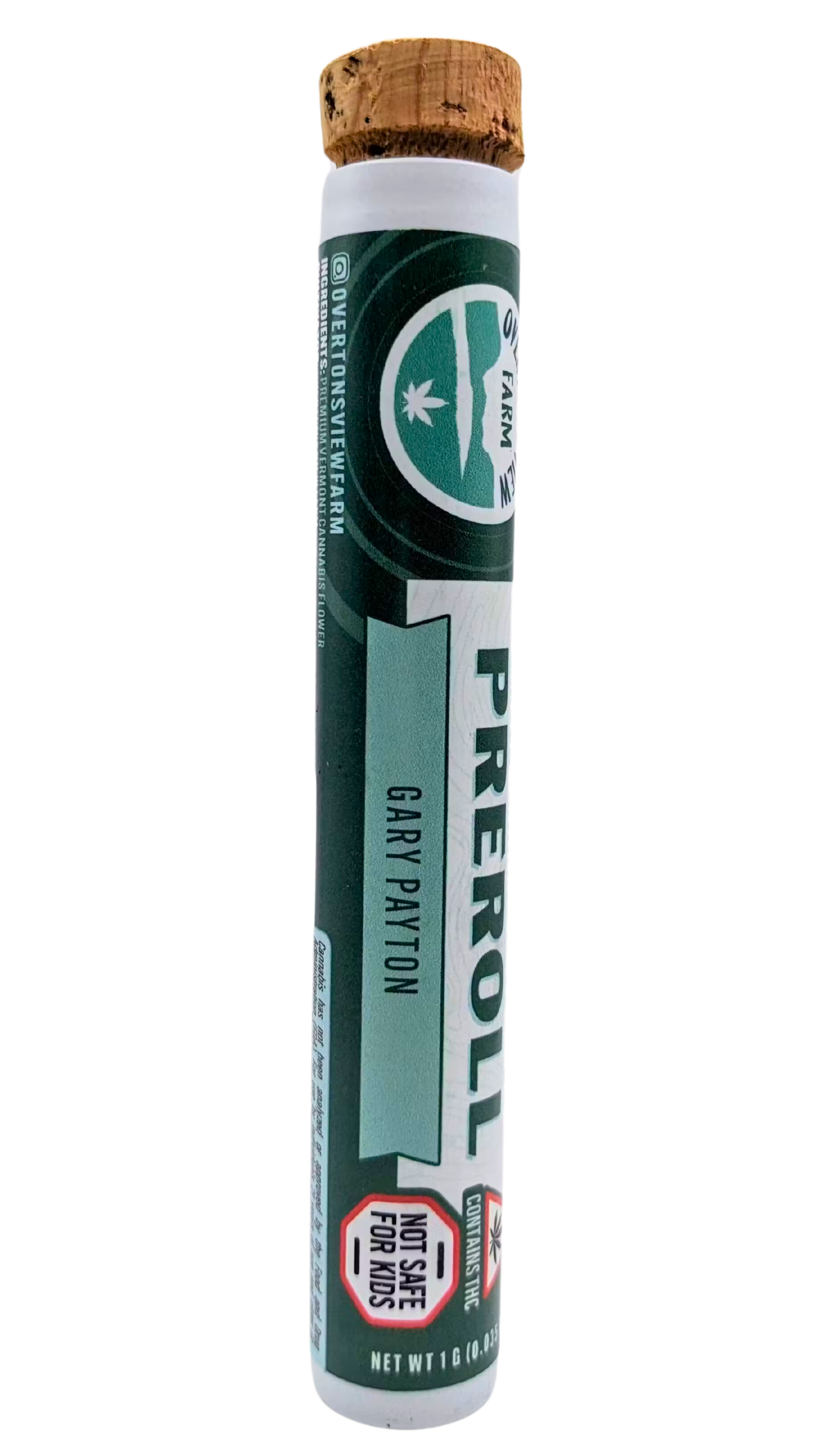 Photograph of product: Gary Payton | 1g Pre-Roll |