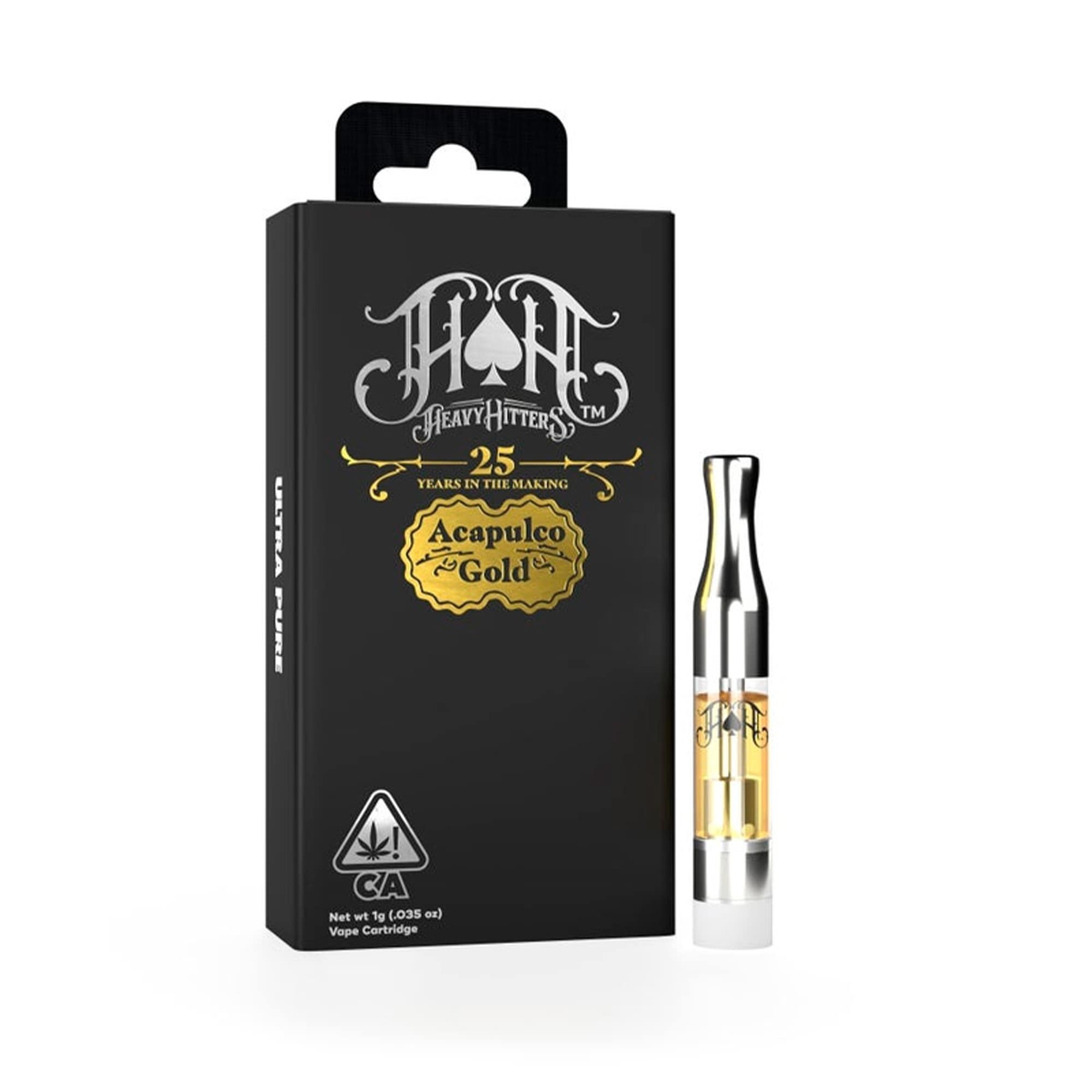 Photograph of product: HEAVY HITTERS: ACAPULCO GOLD 1G CART