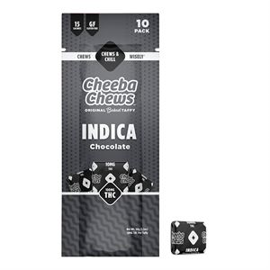 Photograph of product: Cheeba Chews | 100mg TH-oui Chews (I) | Chocolate