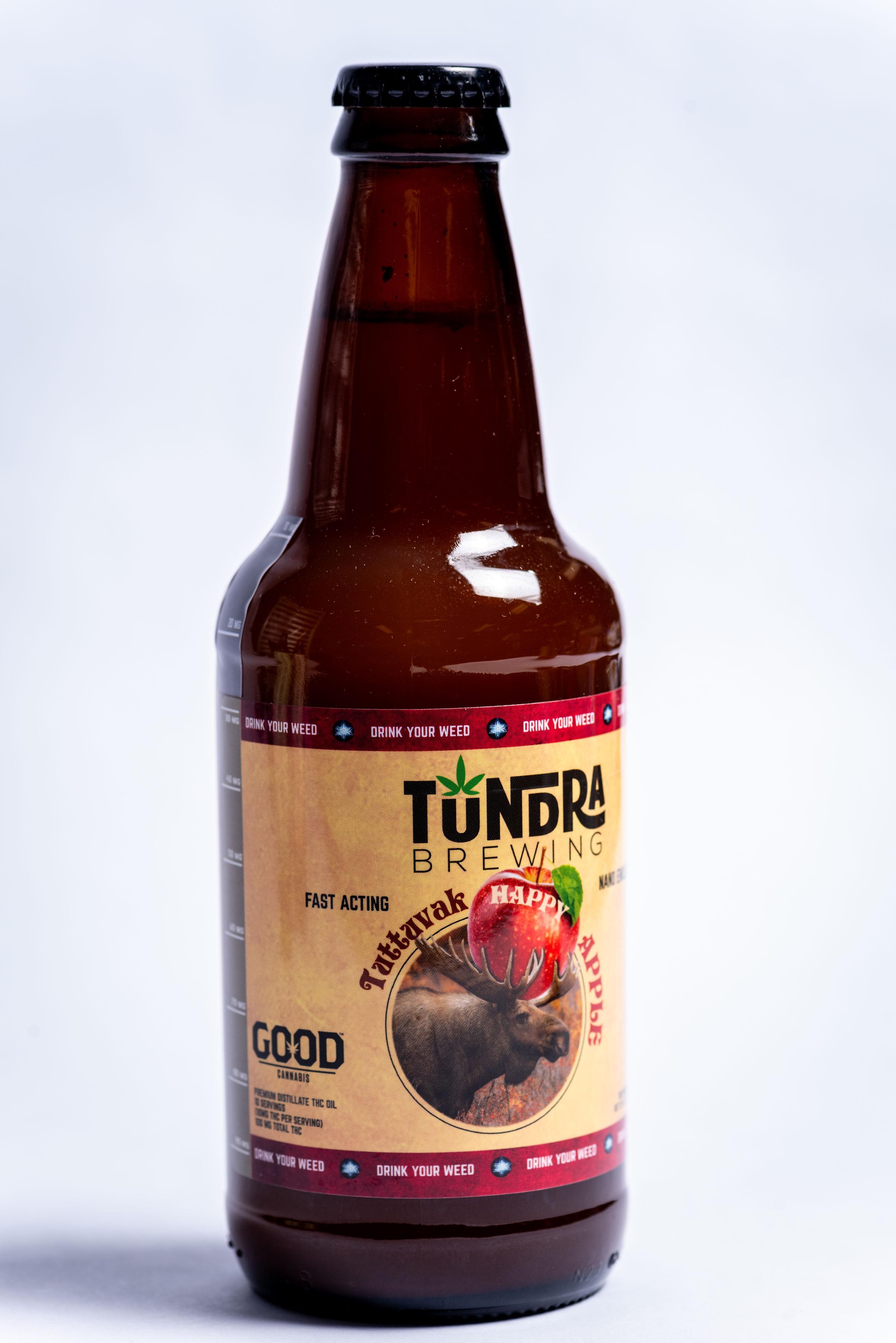 Photograph of product: Tuttuvak Happy Apple (100mg) Spritzer by Tundra Brewing
