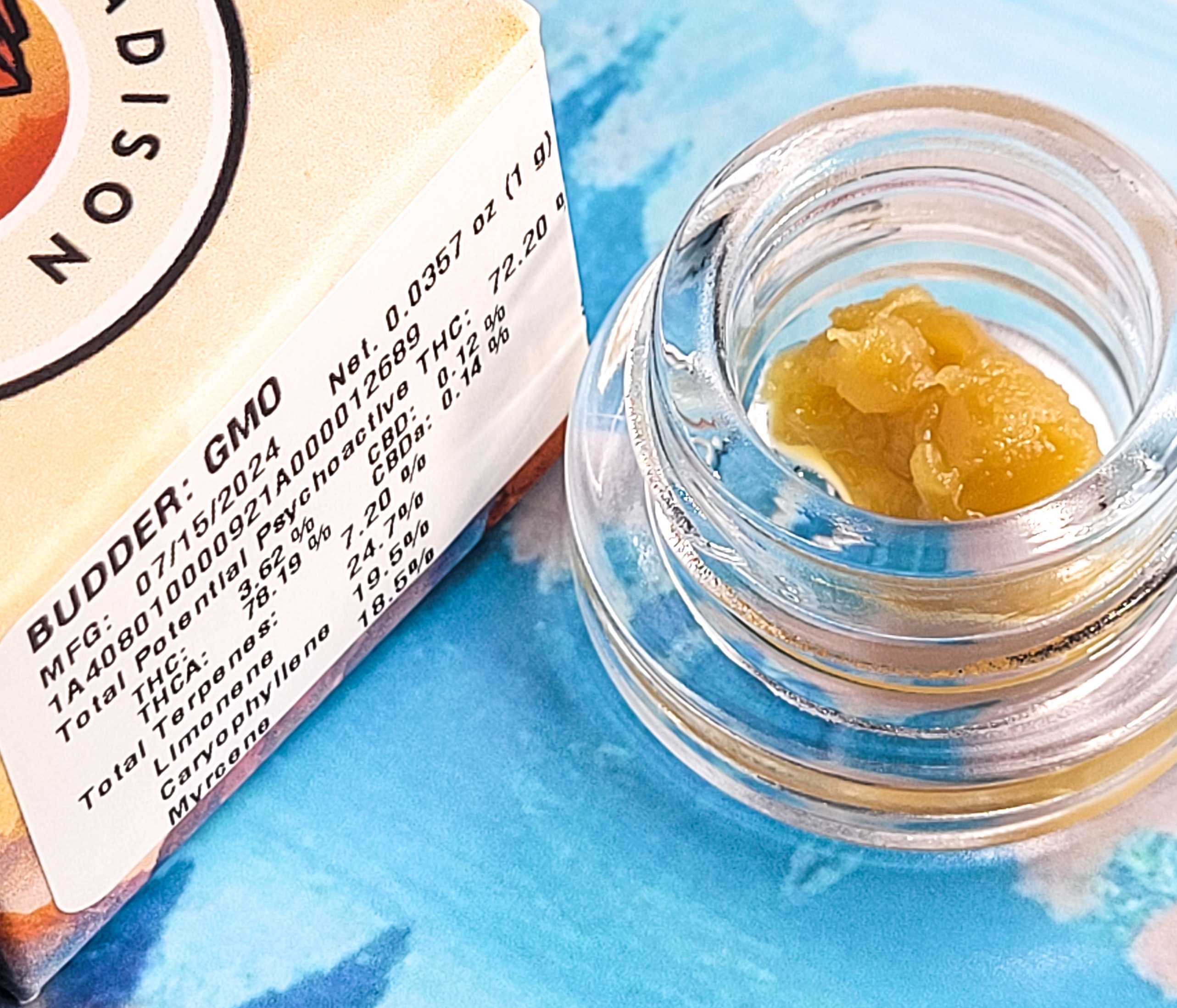 Photograph of product: Concentrate | MRHC | GMO Budder