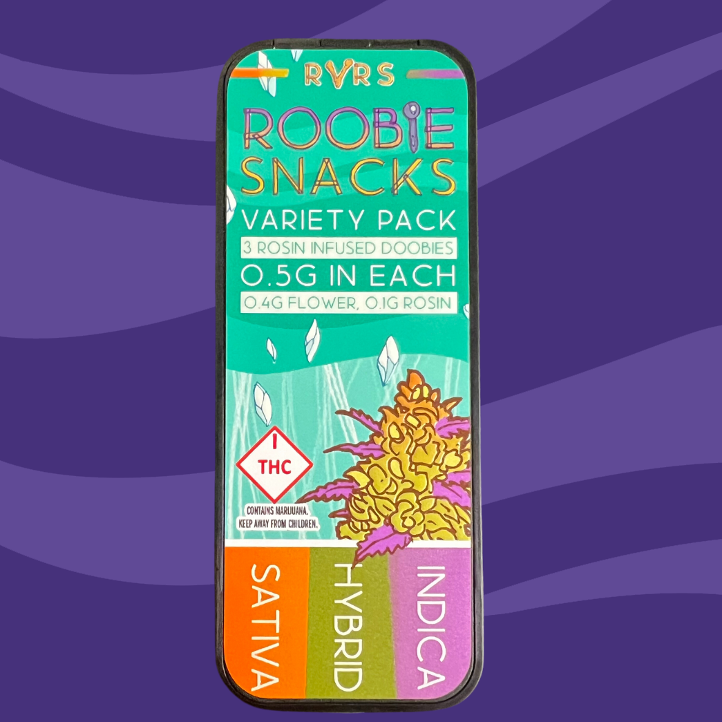 Photograph of product: Snacks Pack (H) - Rosin Pre-Roll Pack - Roobie