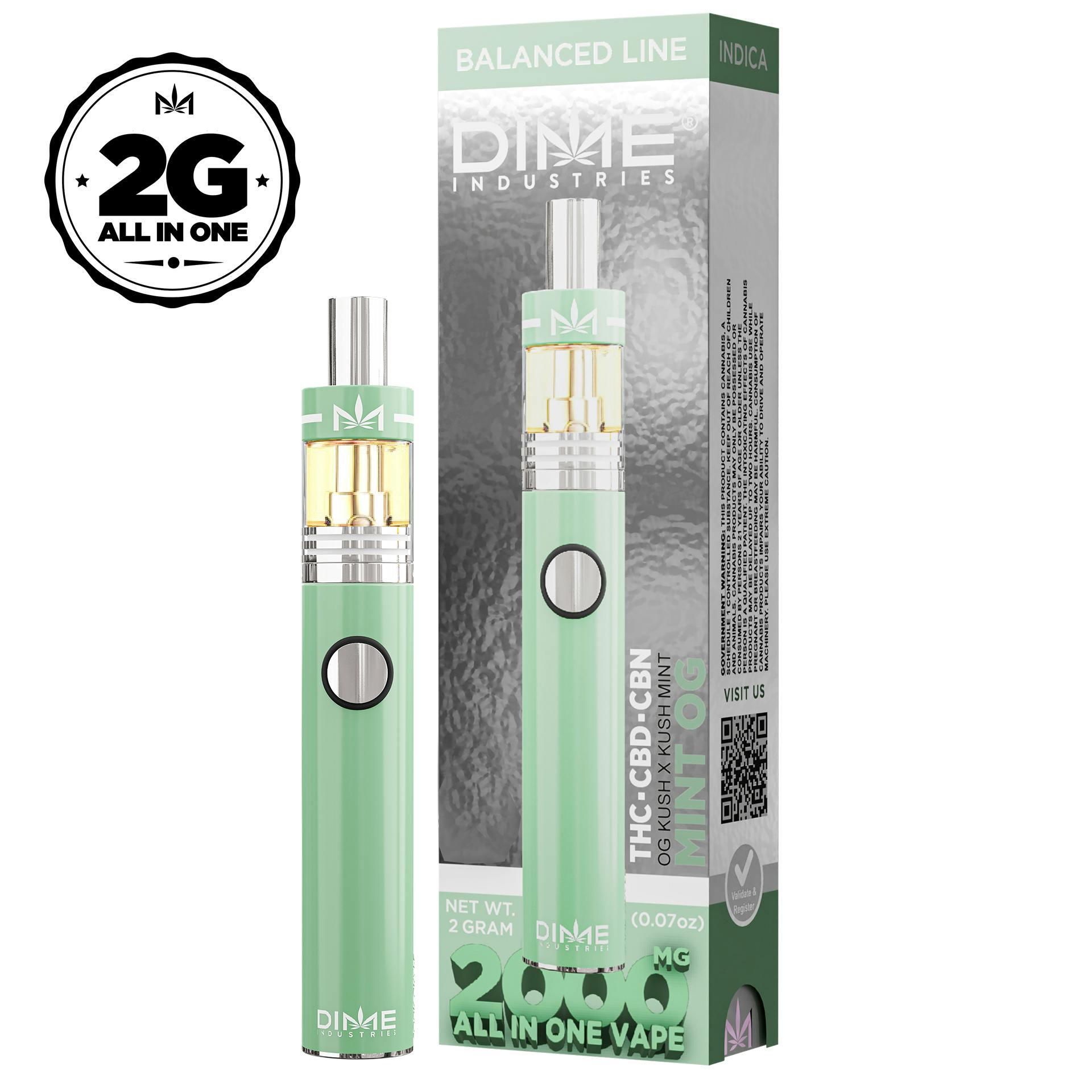Photograph of product: Mint OG Sleep (Disposable) | 2g