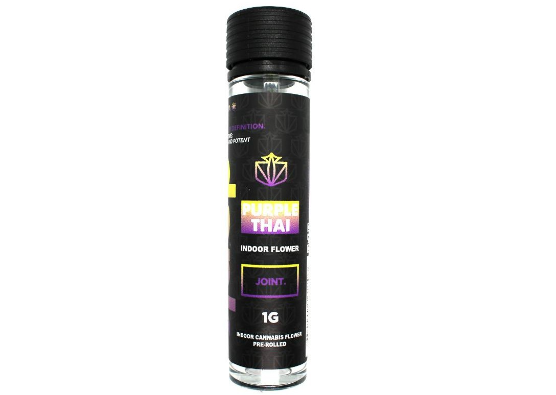 Photograph of product: Dank | Purple Thai | Indoor Flower | 1g Pre-Roll