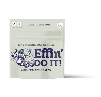 Photograph of product: Effin' Do It-Amplified Apple Oui'd 1:1 TH-oui:TH-ouiV Gummies | 100mg/20pc
