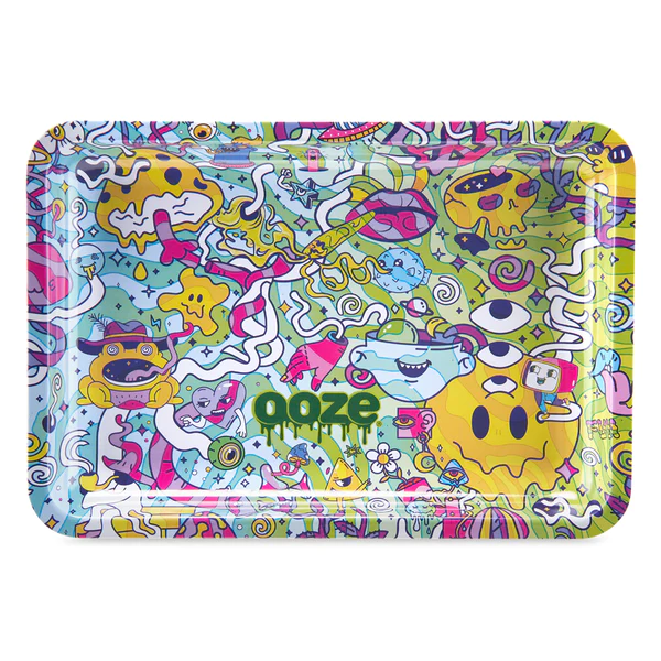 Photograph of product: Ooze - Metal Rolling Tray - Chroma (Medium)