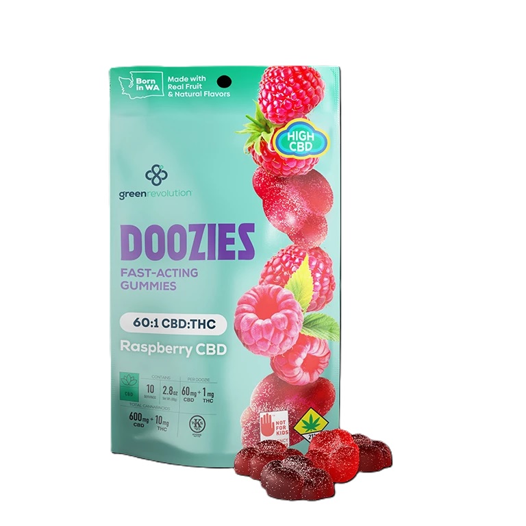 Photograph of product: Raspberry CBD 60:1 10pk Doozies