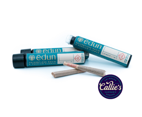 Photograph of product: Edun | Infused Rosin Joint (H) Super Boof + Peanut Butter Breath 1g