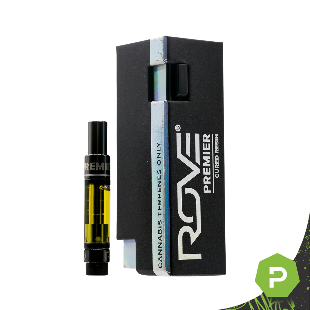 Photograph of product: ROVE Cured Resin 510 Cartridge | Purple Kush