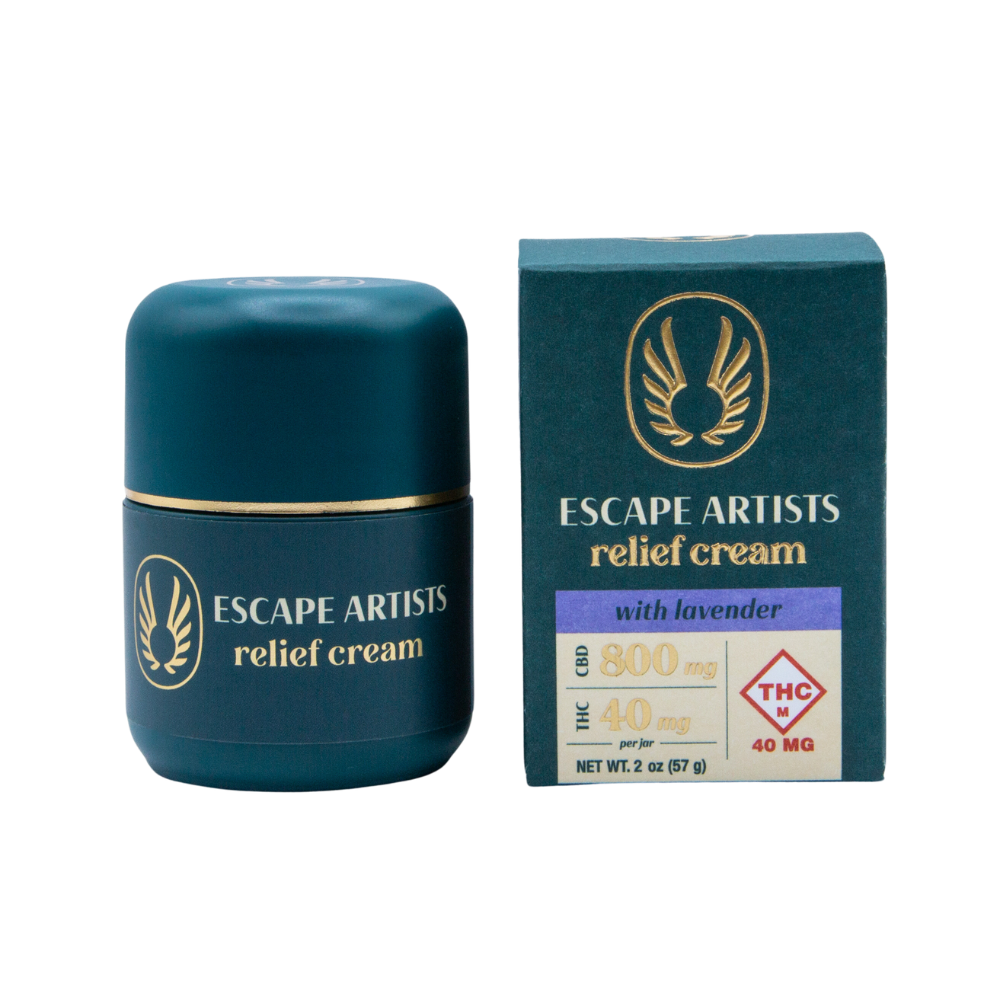 Photograph of product: 1:20 TH-oui/CBD Lavender - Escape Artists - 40mg Transdermal Cream