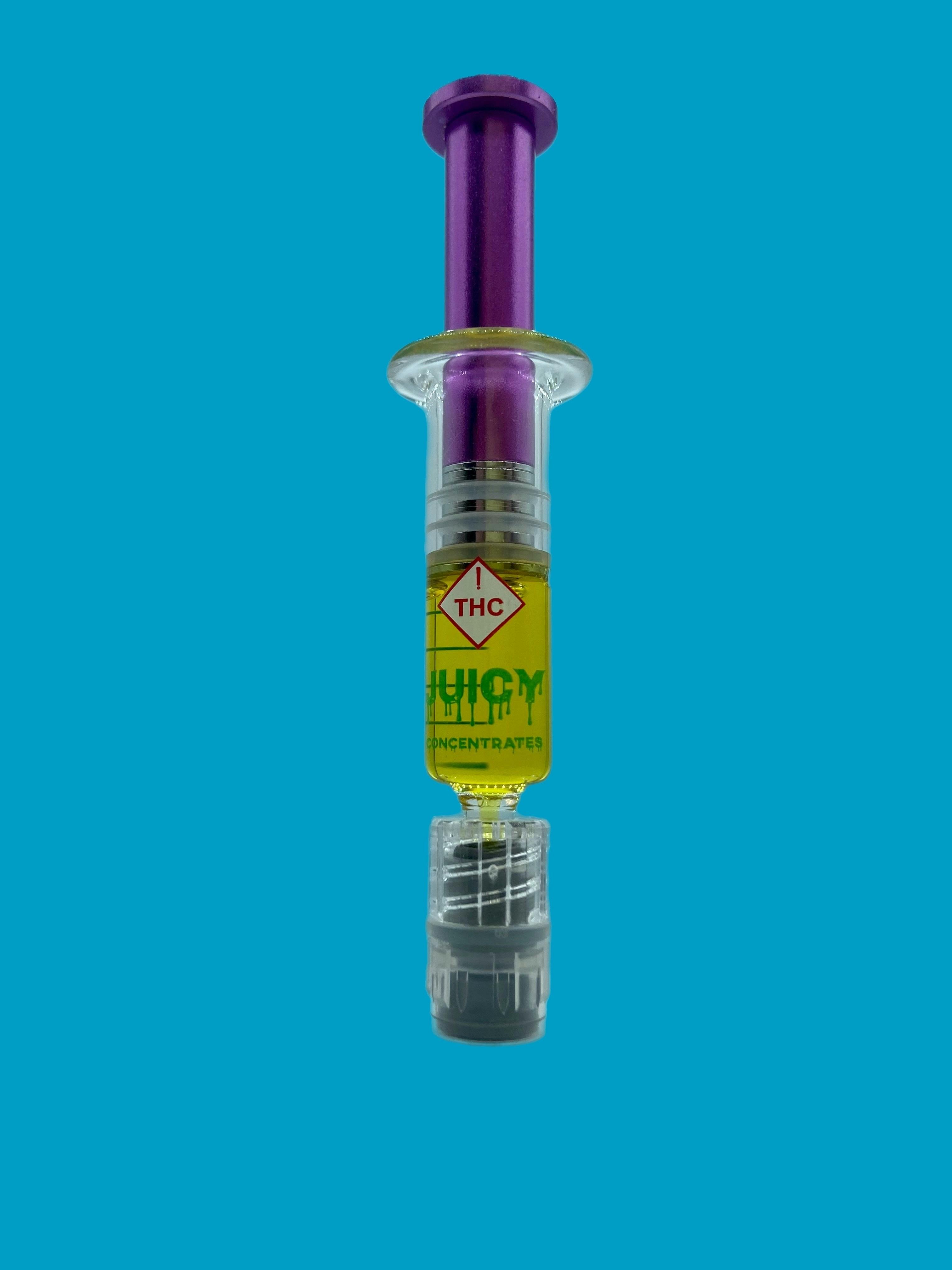 Photograph of product: Juicy - Revenge of the Blue-Berries Syringe