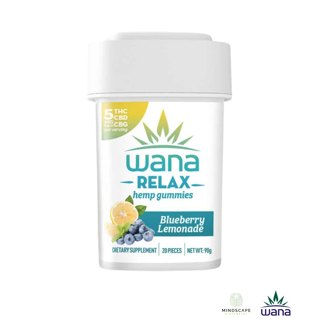Photograph of product: Wana Blueberry Lemonade Gummies