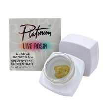 Photograph of product: Orange Banana OG [H] Live Rosin Badder | Platinum Vape