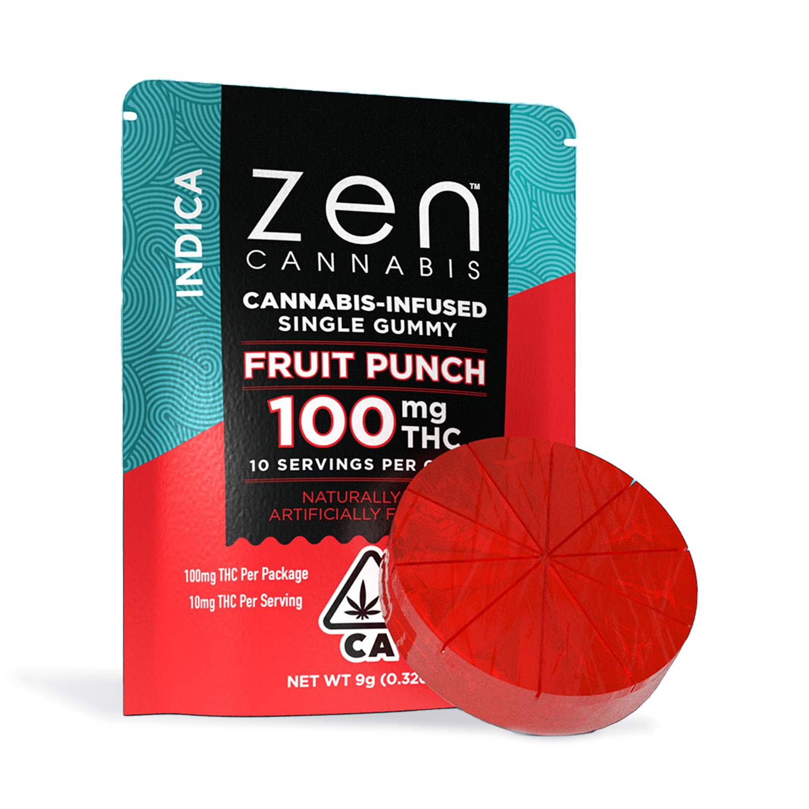 Photograph of product: Fruit Punch Oui'd Single Gummy