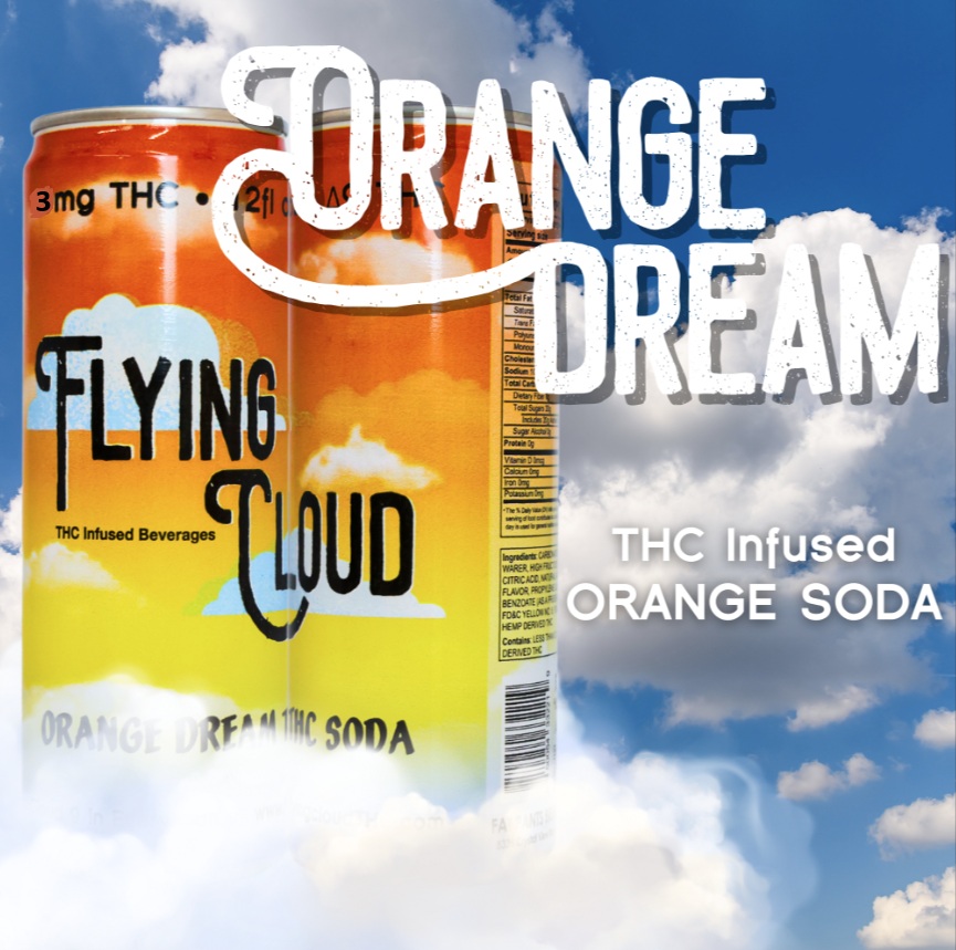 Photograph of product: Beverage | Flying Cloud | Orange Dream TH-oui Soda | Single