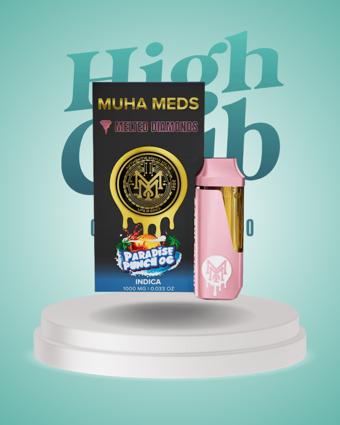 Photograph of product: Muha Meds | Paradise Punch Melted Diamond Disposable