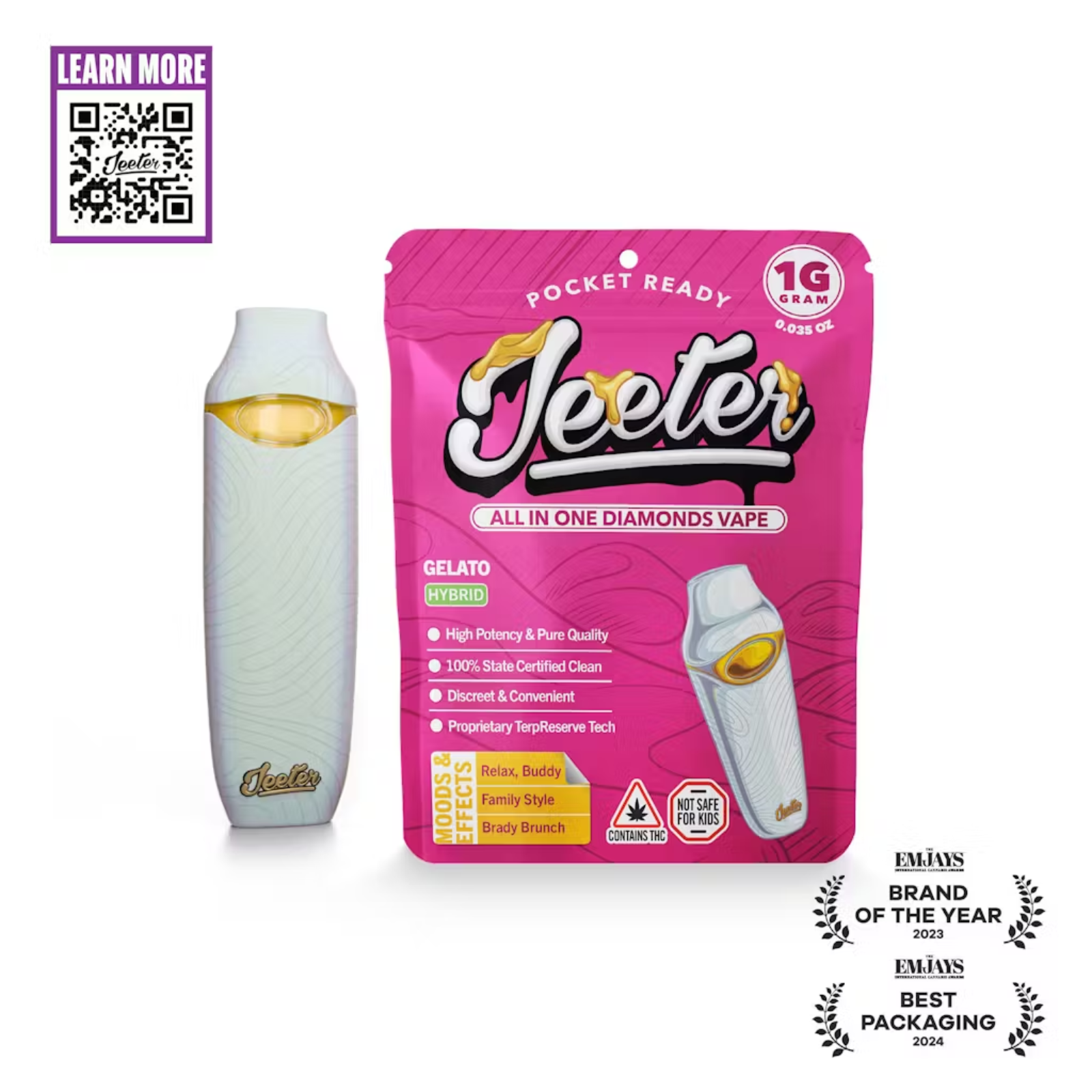 Photograph of product: 1000mg All-In-One Vape | Gelato | Jeeter