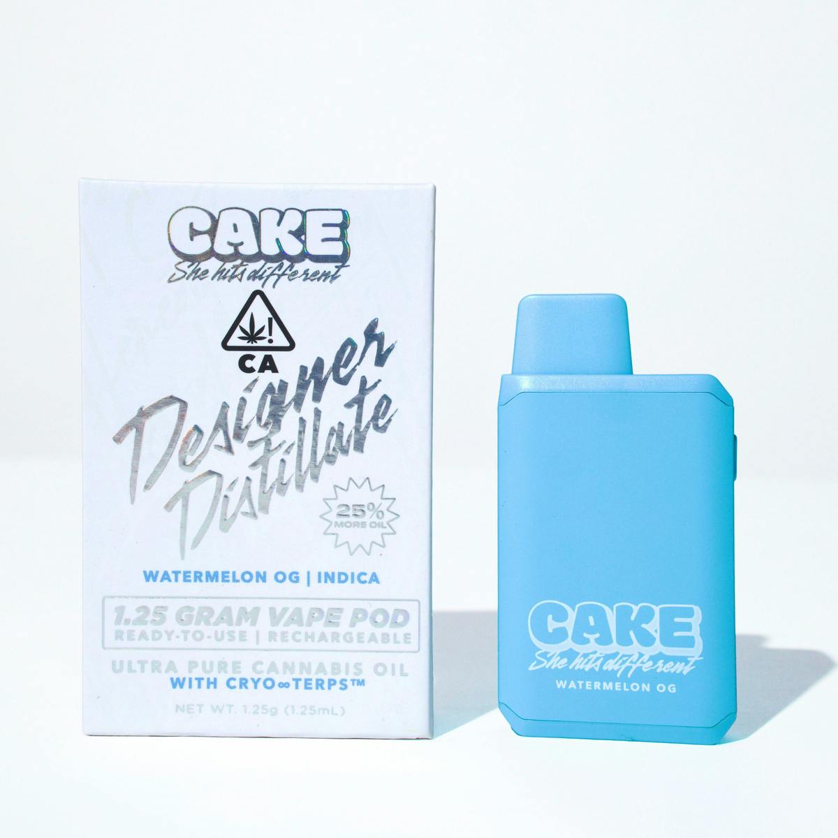 Photograph of product: CAKE - All In One - Watermelon OG