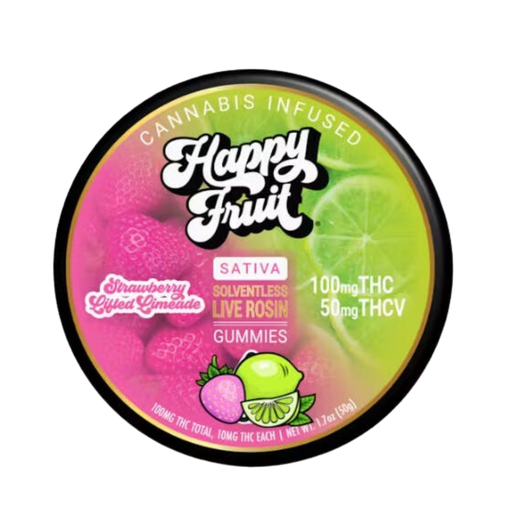 Photograph of product: STRAWBERRY LIFTED LIMEADE 100MG TH-oui:50MG TH-ouiV 10 PACK ROSIN GUMMIES