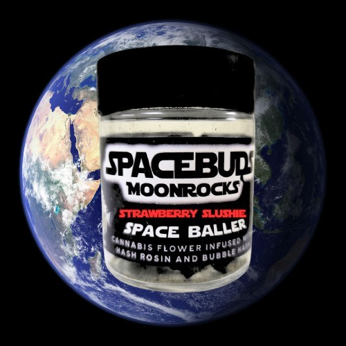 Photograph of product: Spacebuds | Space Baller | Strawberry Slushie | Moonrocks - 28g
