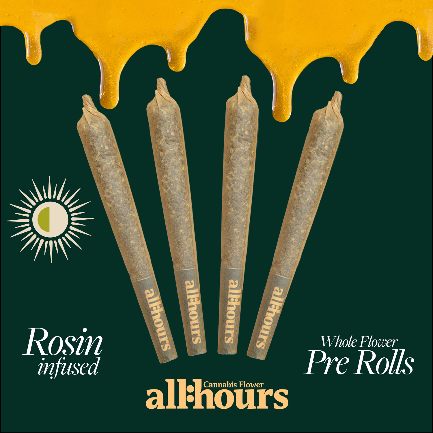 Photograph of product: all:hours Mule Fuel Rosin Roll Shorties 41181