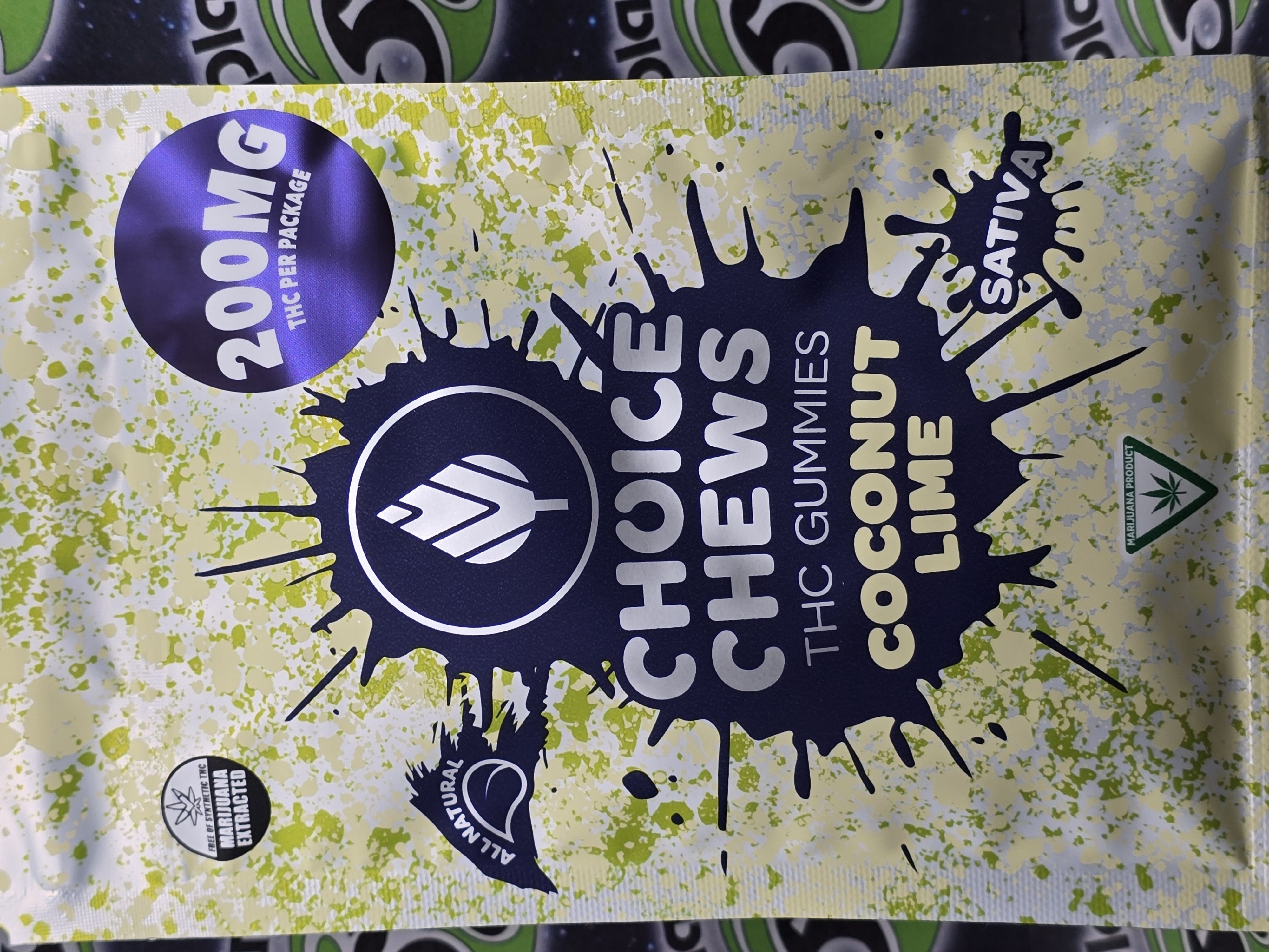 Photograph of product: Choice | Coconut Lime | 200mg