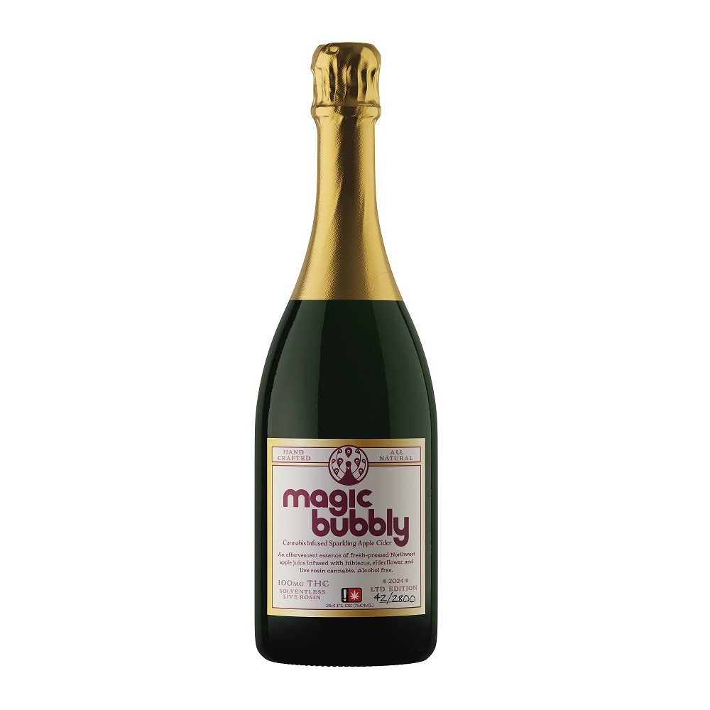 Photograph of product: Magic Bubbly 2024 - 100mg Wilson! Zero Solventless Live Rosin