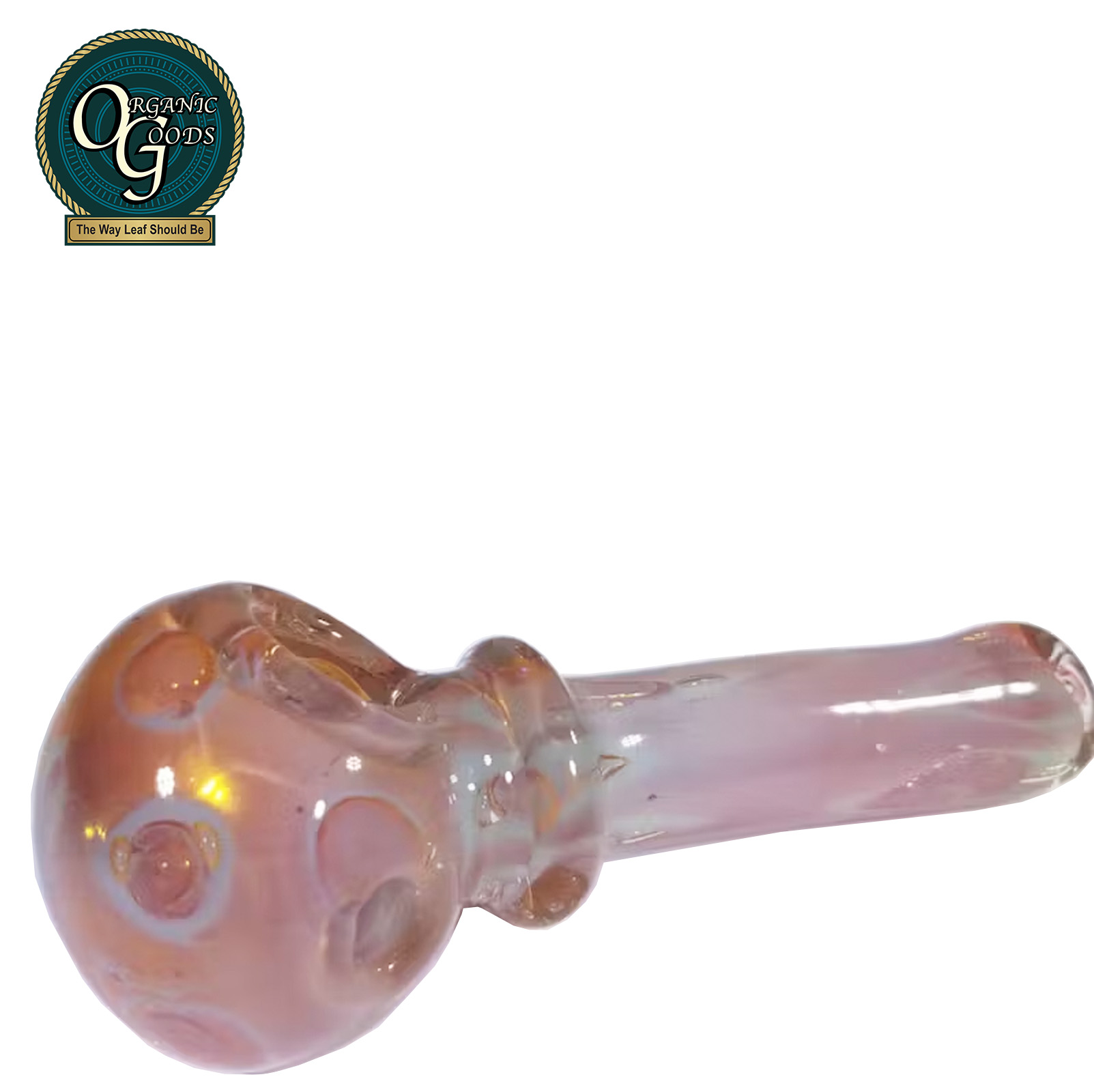 Photograph of product: Green & Clear Glass Honeycomb Perc Ash Catcher