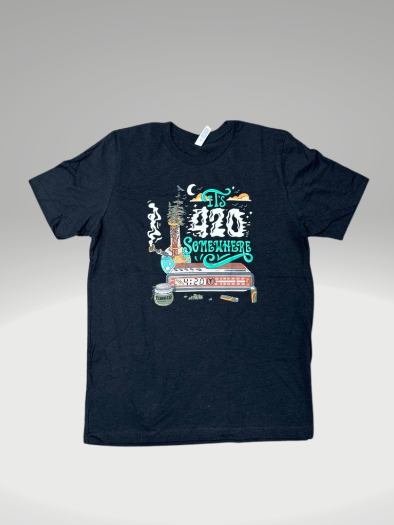 Photograph of Product: Timber 420 Tee Blk - S