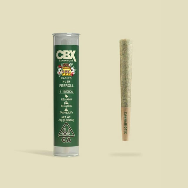 Photograph of product: Casino Kush | .75g Pre Roll - 