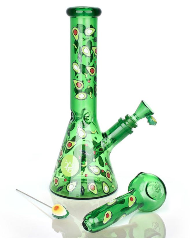 Photograph of product: AVOCADO BONG/BOWL SET