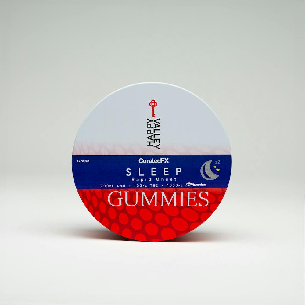 Photograph of product: Sleep Grape 1:2 CBN:TH-oui 10mg:5mgx20