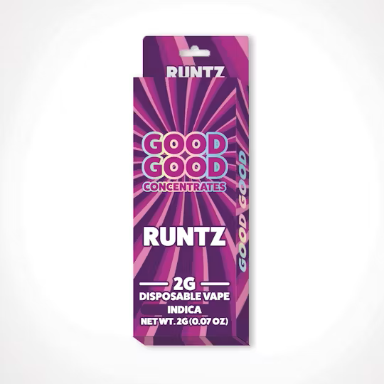 Photograph of product: GOOD GOOD | RUNTZ DISPOSABLE