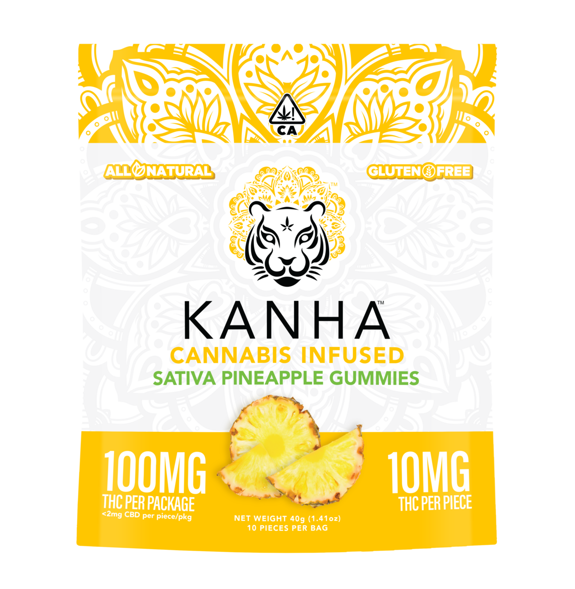 Photograph of product: SATIVA - PINEAPPLE 100MG - KANHA