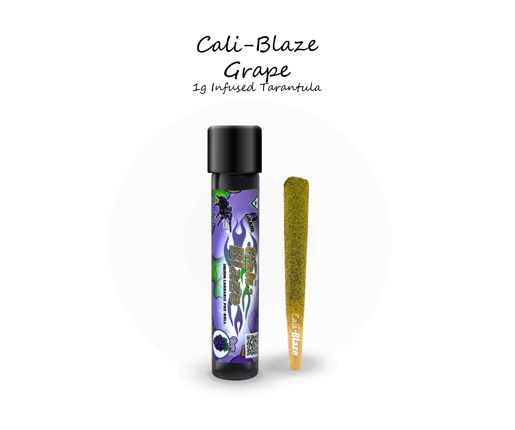Photograph of product: Cali-Blaze | Grape | 1g Tarantula