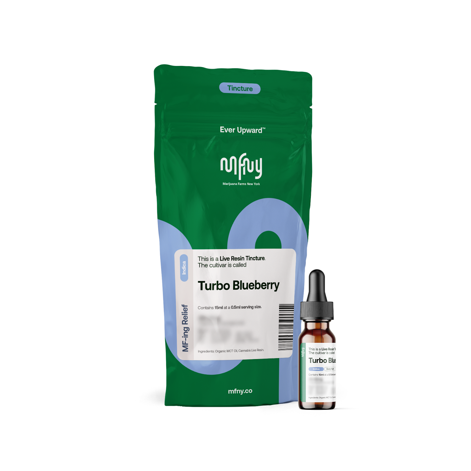 Photograph of product: Turbo Blueberry | 350mg+ LR Topical/Tincture