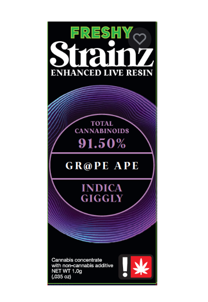 Photograph of product: Freshy | Gr@pe Ape Strainz