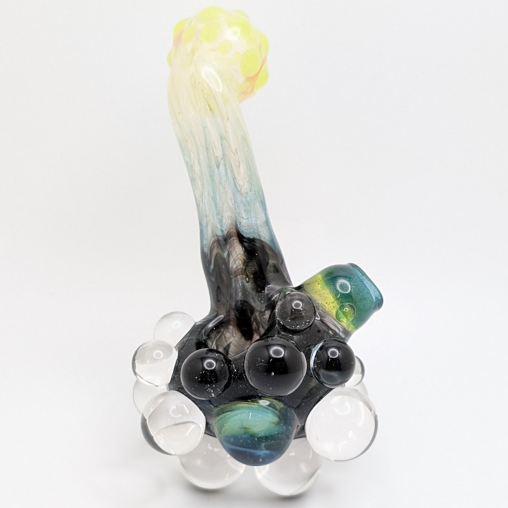 Photograph of product: Black & Green Galaxy Sherlock Pipe