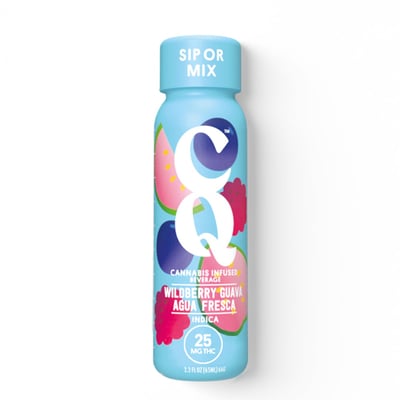 Photograph of product: Oui'd Quencher - Beverage Shots - Wildberry Guava Agua Fresca (H) (25mg TH-oui)