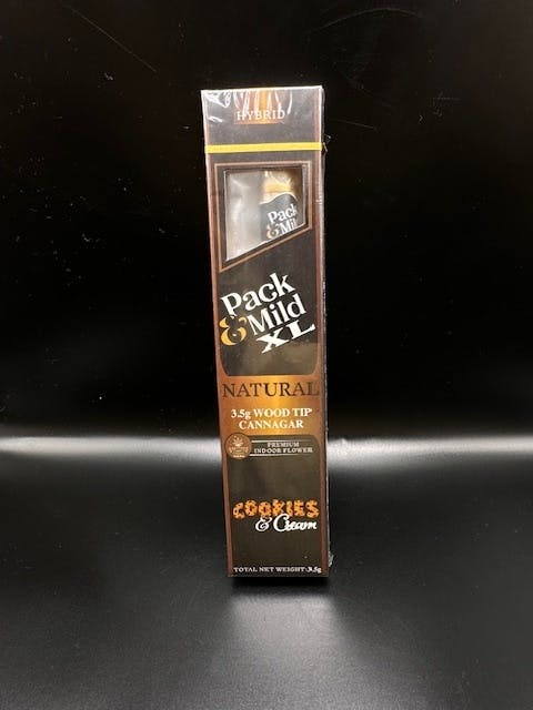 Photograph of product: Pack & Mild XL Cannagar 3.5g Cookies & Cream