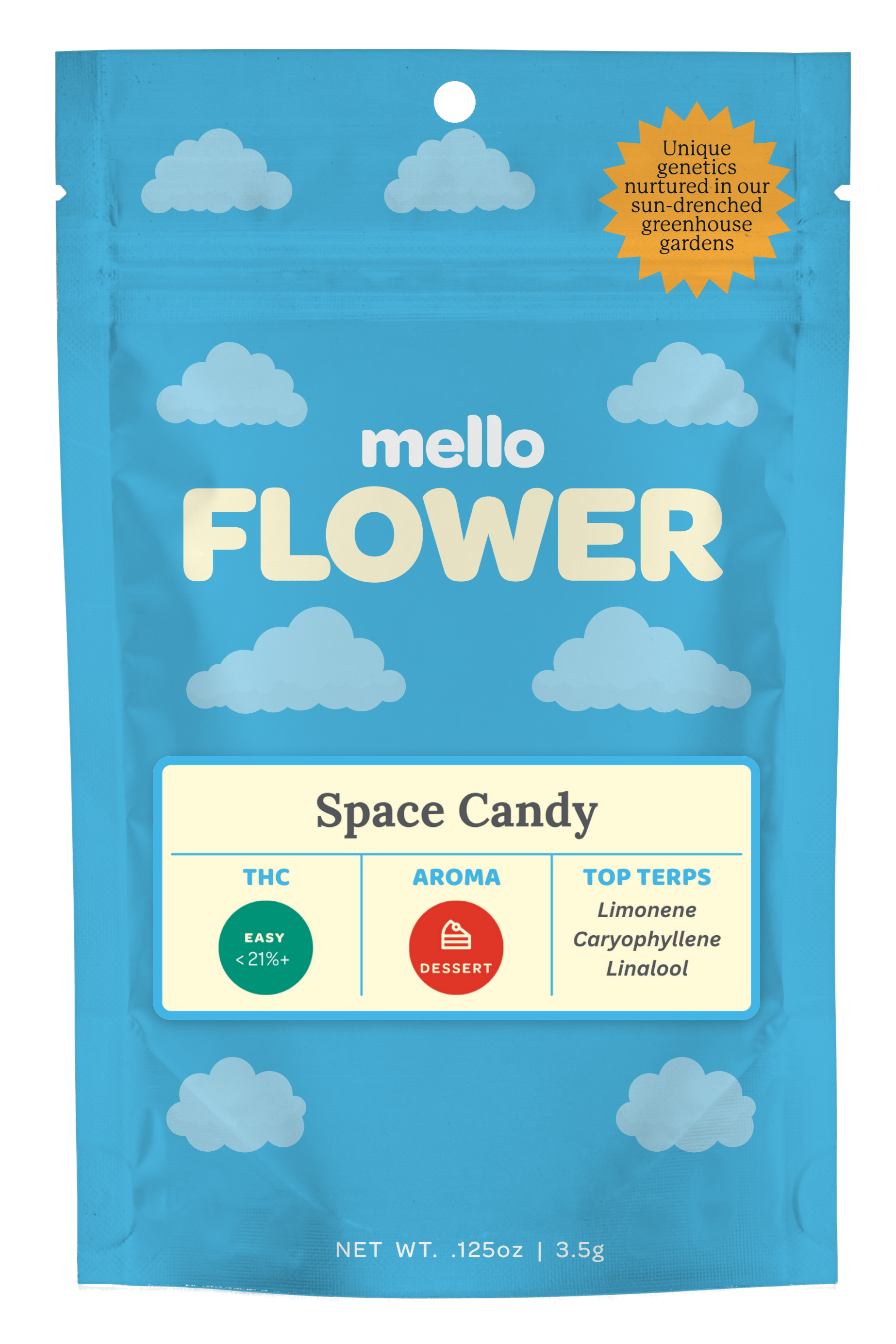 Photograph of product: Mello Farms - Space Candy - 3.5g