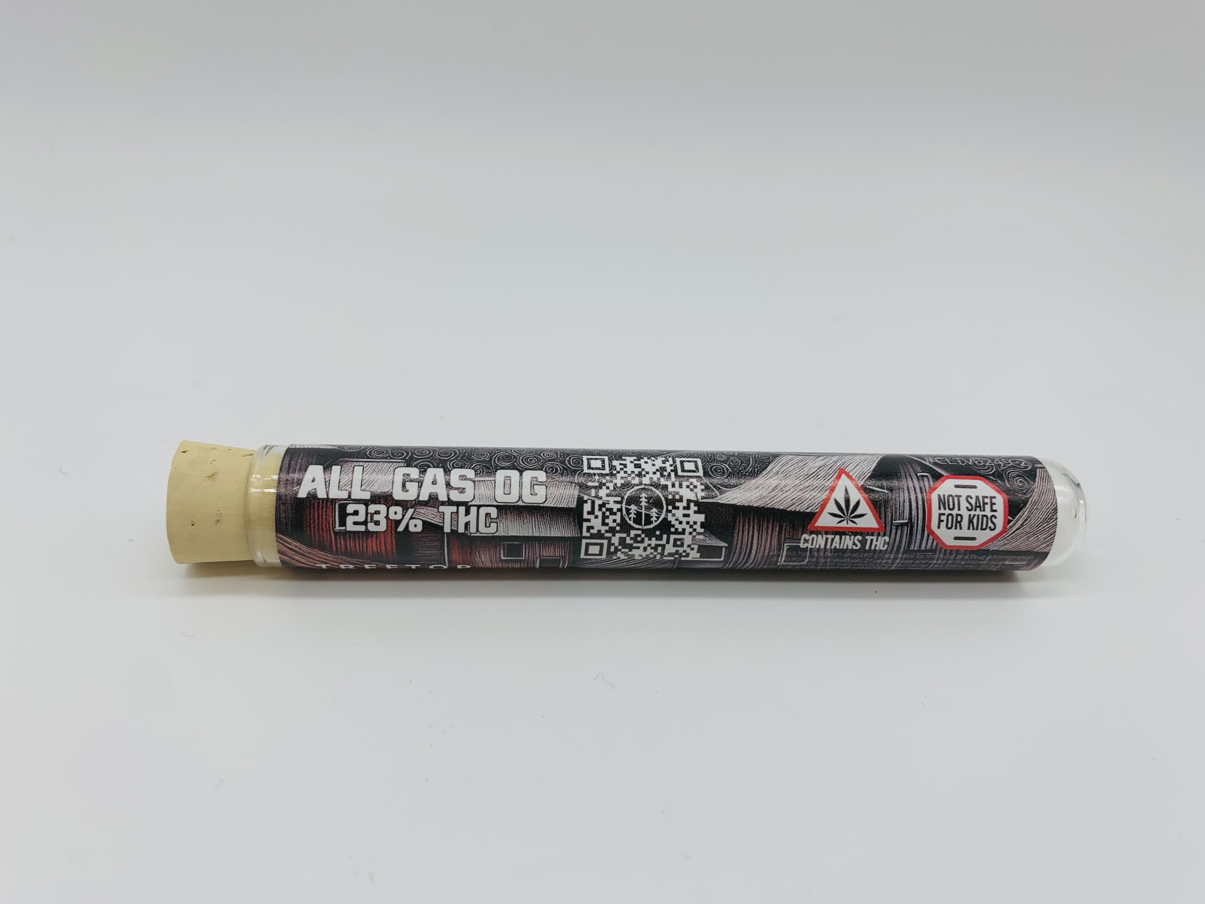 Photograph of product: Treetop Alliance | All Gas OG | Pre-Roll | .75g | 23.50% TH-oui