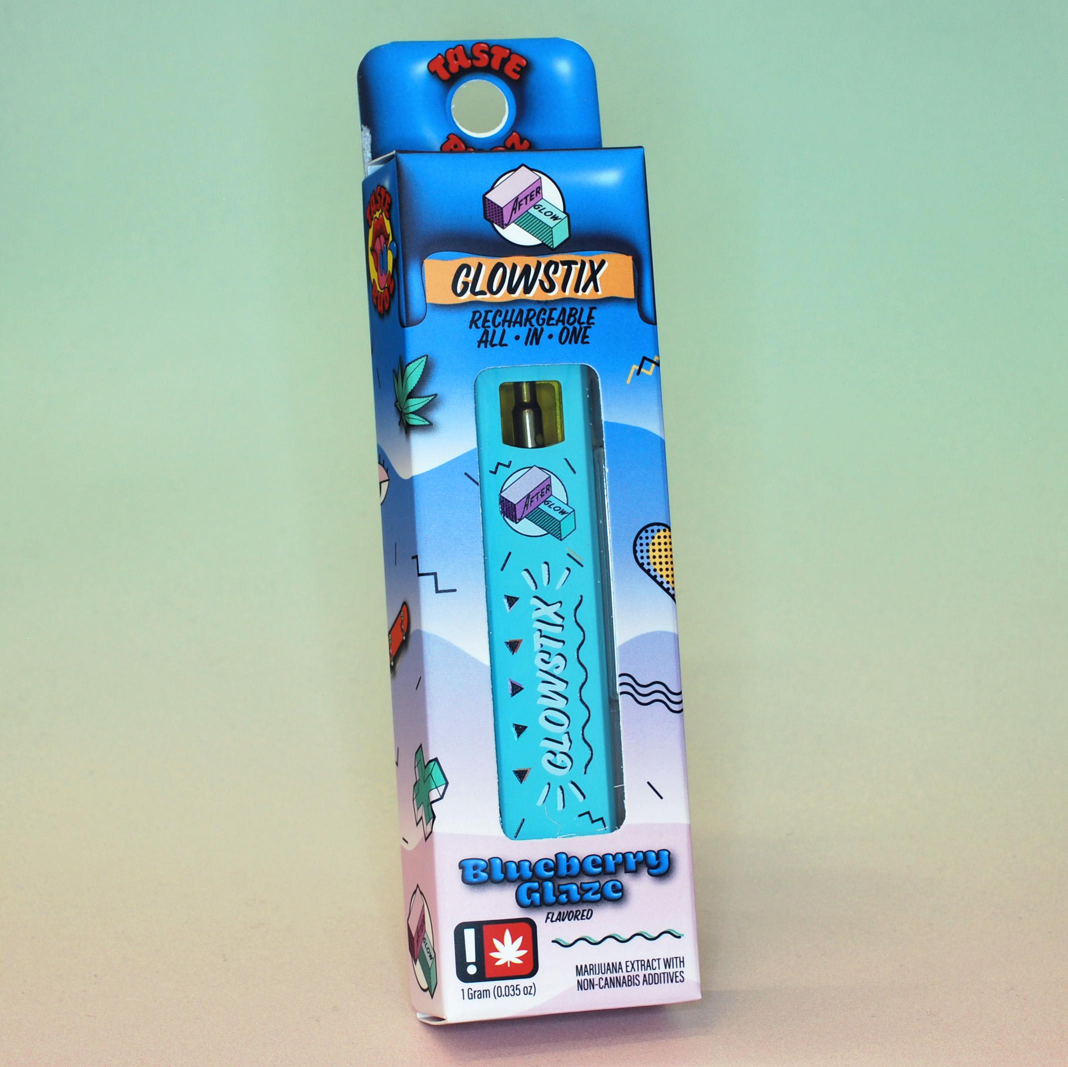 Photograph of product: Afterglow Glowstix AIO: Blueberry Glaze